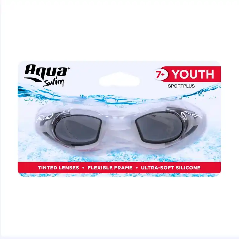 Silicone Goggles For Youth - Model Aqg20733a - Perfect For Ages 7 And Up