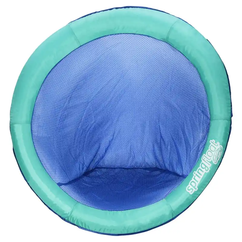 Inflatable Spring Float Fabric/mesh Pool Mat For Adults - Assorted Colors