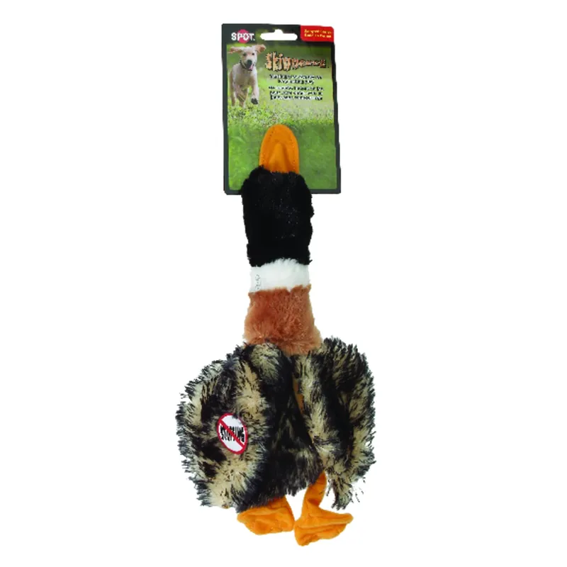Skinneeez Multicolored Plush Mallard Duck Dog Toy Large 1 Pk