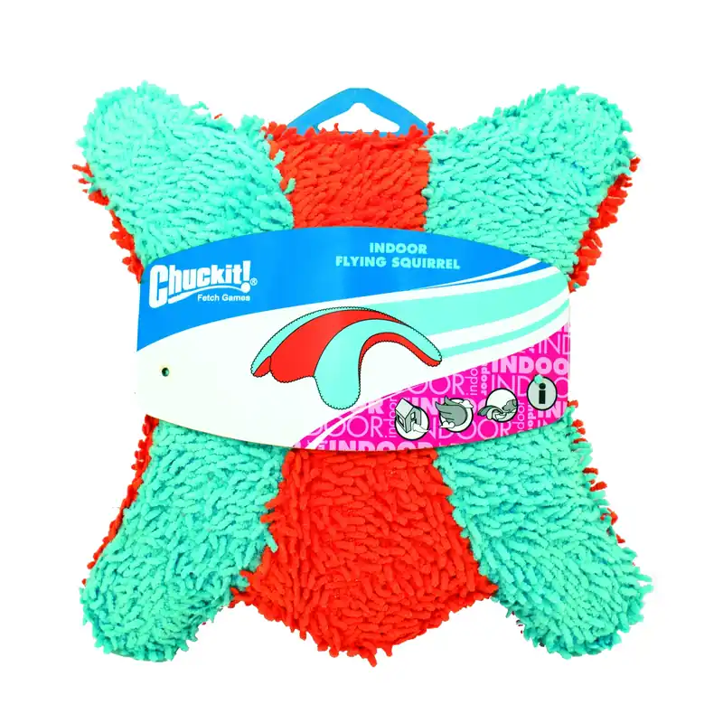 ! For Dog Blue/orange Terrycloth Flying Squirrel Medium 1 Pk