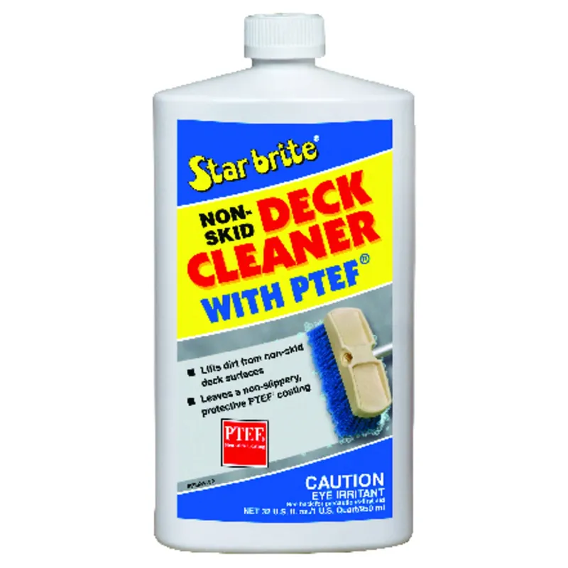 Non-skid Deck Cleaner, 32 Oz Bottle, Liquid With Ptef