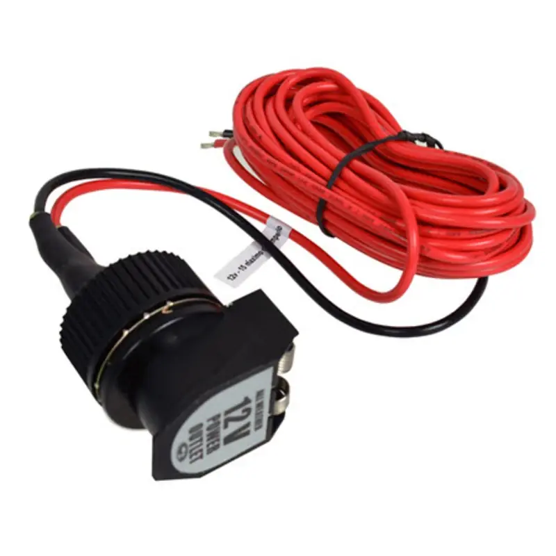 12 V Black/red Socket For Universal 1 Pk