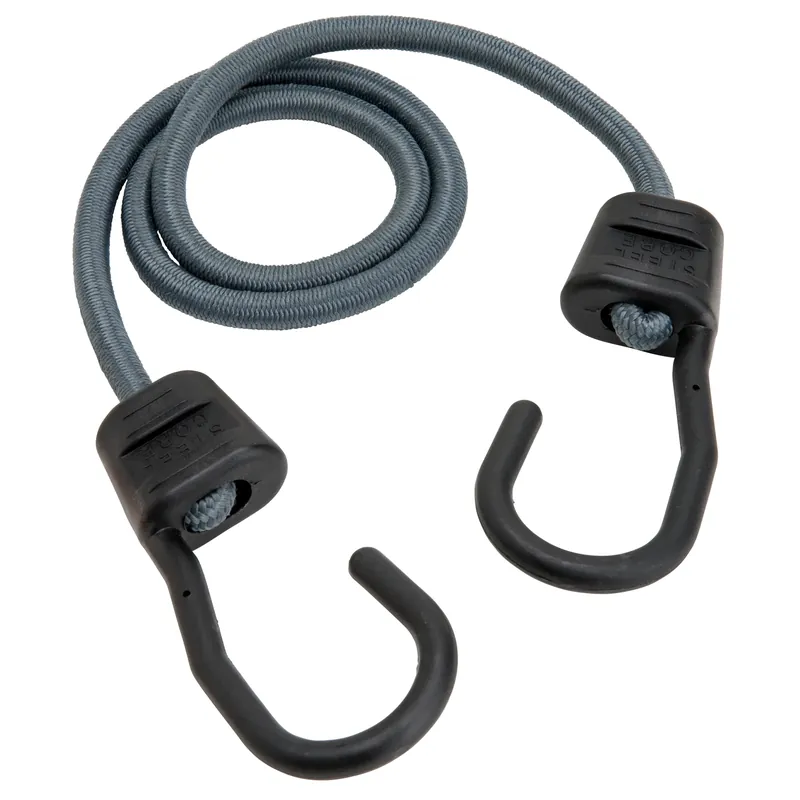 Gray Bungee Cord 32 In. L X 0.374 In. 1 Pk