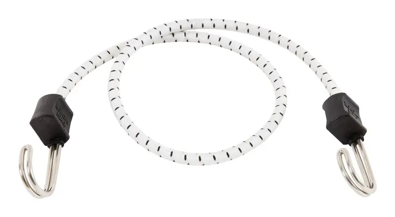 Black/white Bungee Cord 32 In. L X 0.315 In. 1 Pk