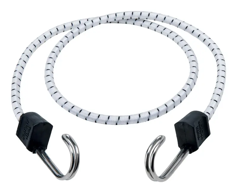 Marine Twin Anchor White Bungee Cord 40 In. L X 0.315 In. 1 Pk
