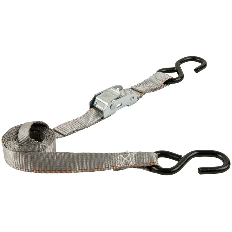 1 In. W X 6 Ft. L Gray Tie Down 400 Lb 1 Pk