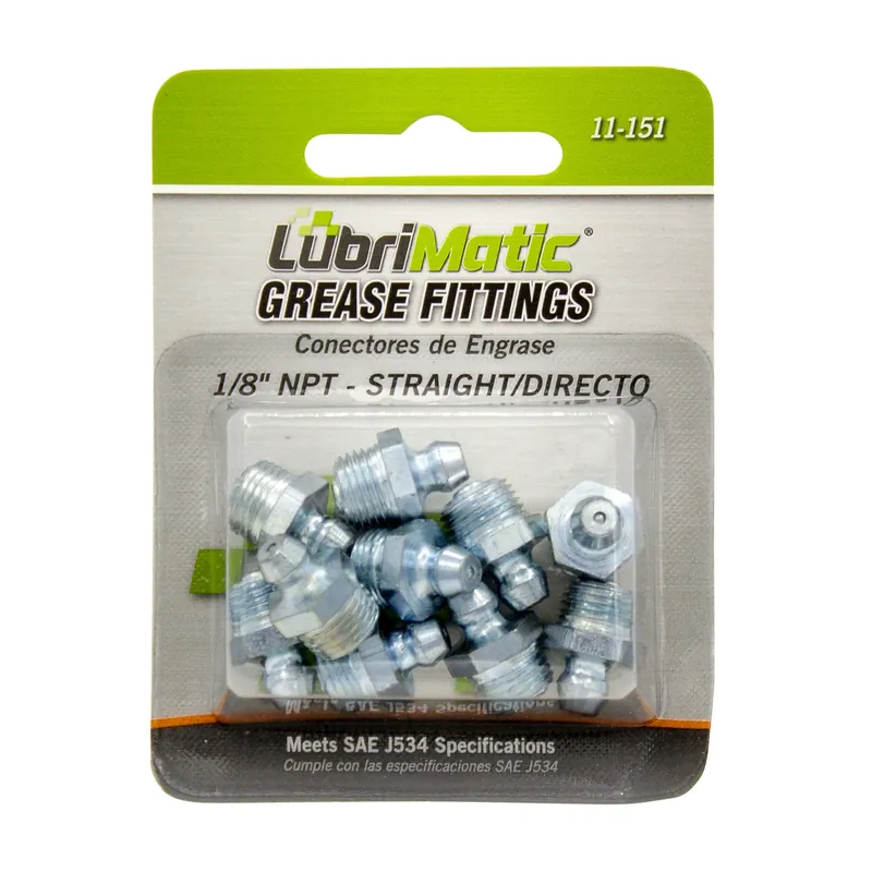 Straight Grease Fittings 1 Pk