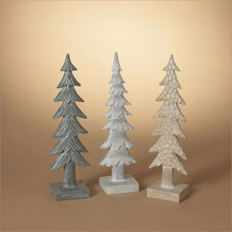 16‑inch Multicolored Resin Christmas Tree Table Ornament