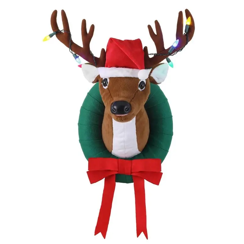 Mr. Christmas Led Multi Singing Reindeer Animated Decor 19.5 Inch