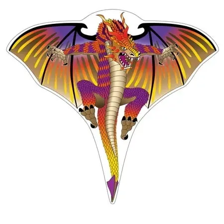 Dragon 28 Inch Fire Kite For Outdoor Fun
