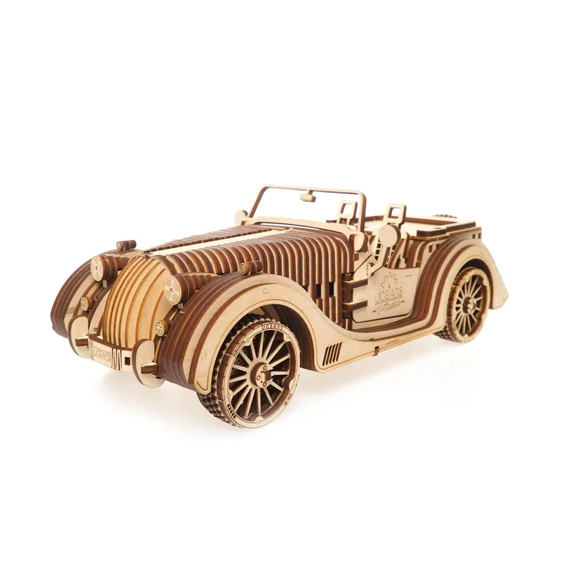 Roadster Vm-01 Mechanical Model Kit - 3d Wooden Puzzle