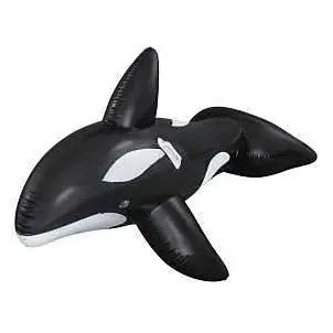 Giant Whale Ride-on Inflatable Pool Float – Xl 183 cm Pvc Water Toy