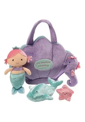 Mermaid Adventure Plush Playset - Multi-size For Imaginative Play