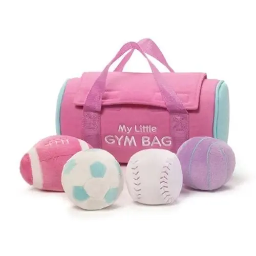 My Little Gym Bag Playset - 5 Piece Plush Set For Infants And Toddlers