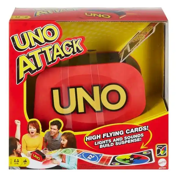 Uno Attack Card Game With Card Launcher - Fun For Family And Friends