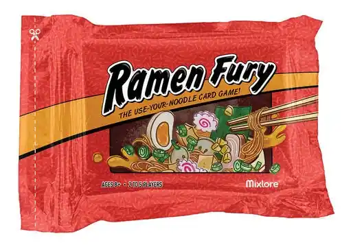 Ramen Fury Card Game - Multicolor Fun For Family And Friends