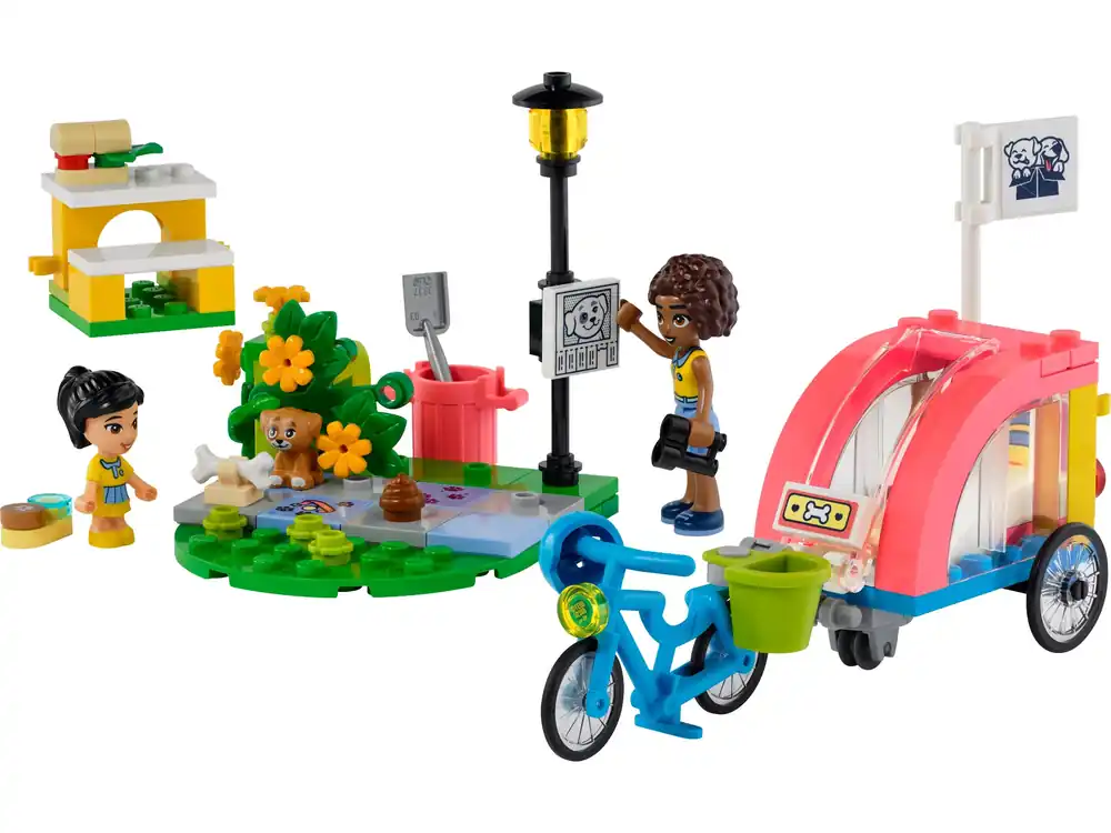Friends Dog Rescue Bike 41738 Building Toy Set For Animal Lovers