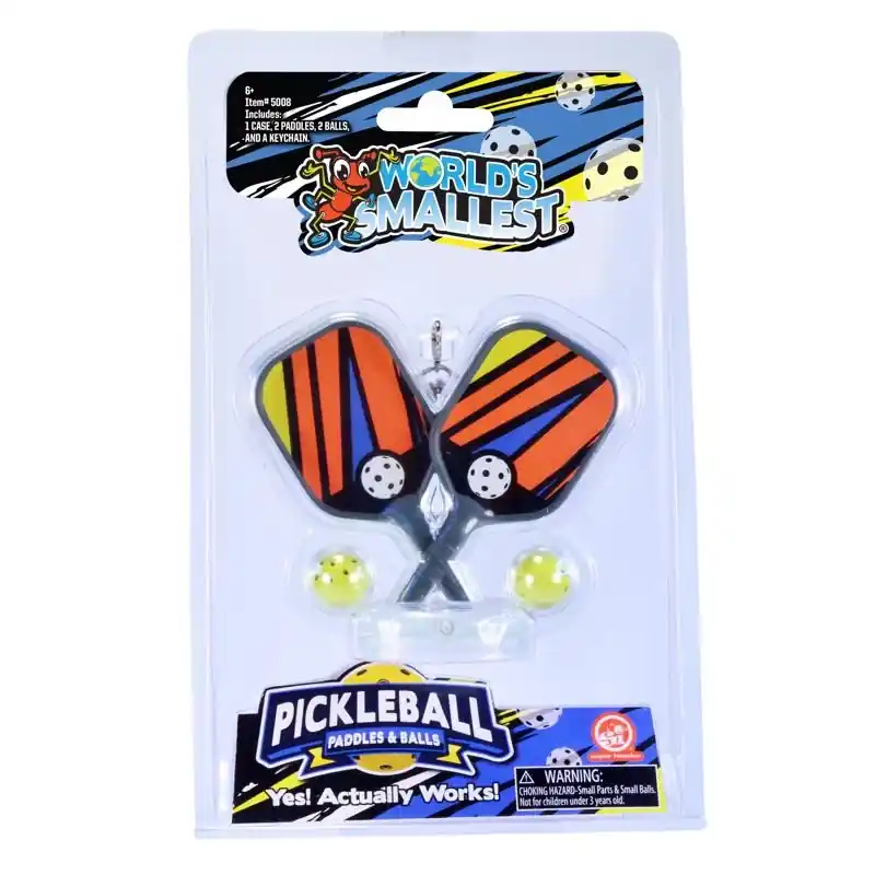 World‘s Smallest Multicolored Pickleball For Ages 6 And Up