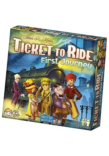 Ticket To Ride First Journey Board Game For 2-4 Players - Strategy Game