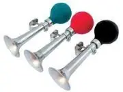 Classic Metal Bike Horn - Assorted Colors For Kids And Adults