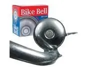 Classic Bicycle Bell - Silver Novelty Bike Accessory