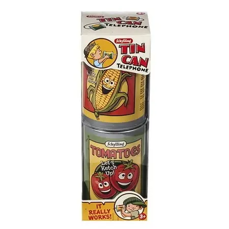 Tin Can Telephone - Classic Toy For Kids - Engaging Communication Fun