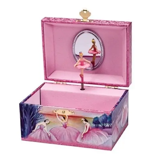 Iridescent Ballerina Jewelry Box For Girls, Model 130588