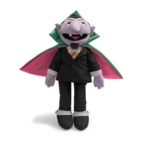 14 Inch Count Von Count Plush Toy From Sesame Street - Multi-color