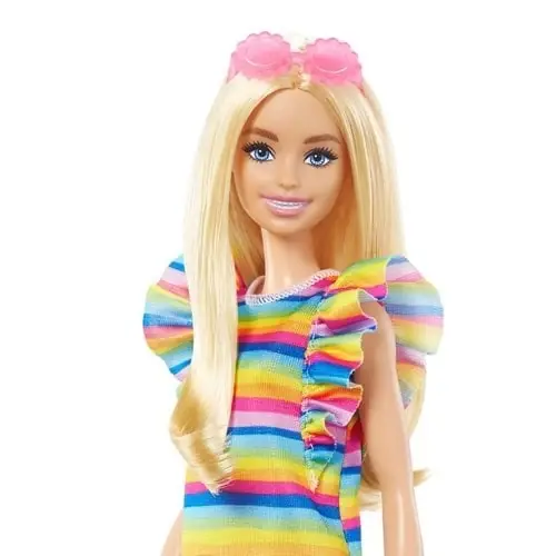 Fashionista Doll 197 With Tiered Dress And Braces - Rerun Edition