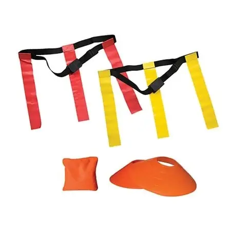 10-player Youth Flag Football Field Set With Cones, Multicolor