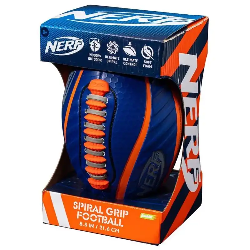 Spacelace Foam Football – Blue Soft‑touch Sports Ball For Kids