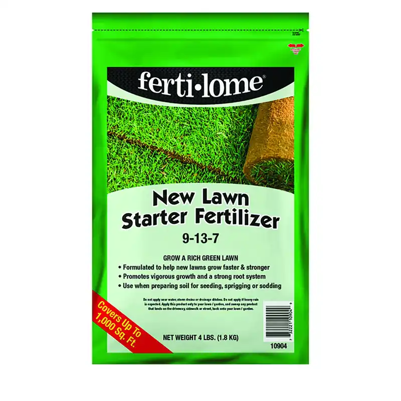 4 Lb. 9-13-7 New Lawn Starter Fertilizer For 1000 Sq. Ft.