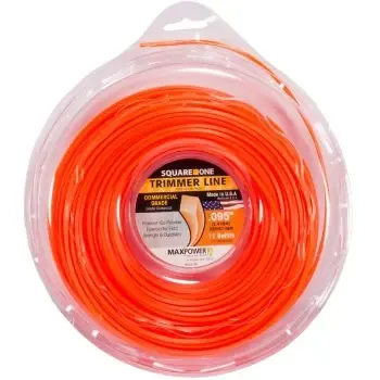 332195 .095 In. X 250 Ft. Orange Square Cut Commercial Grade Trimmer Line