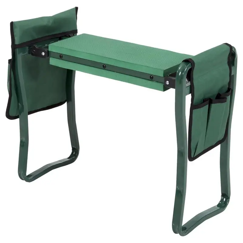 Seina 23.62 In. W X 5.51 In. D Green Steel Garden Kneeler/seat