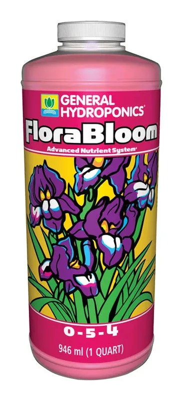 General Hydroponics Florabloom Liquid Nutrient System 1 Qt