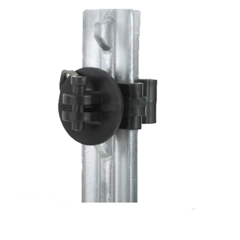 Electric Fence T-post Insulator Black