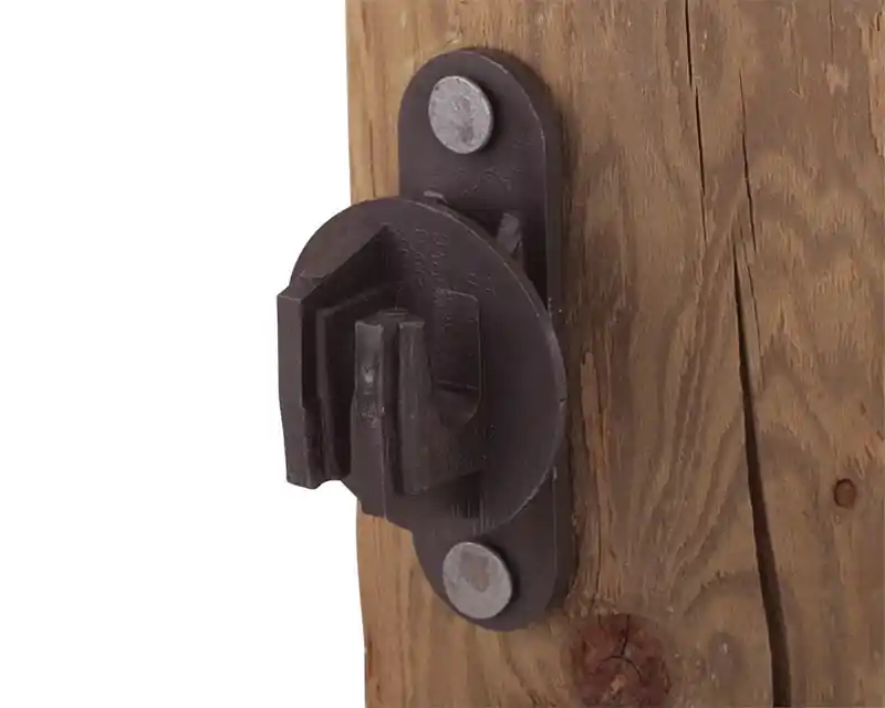 Wood Post Insulator Black