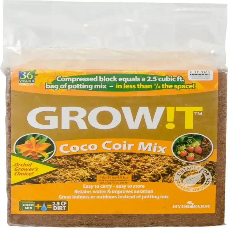 Plant!t Coco Coir Planting Mix, Organic, 9.14 Lbs.