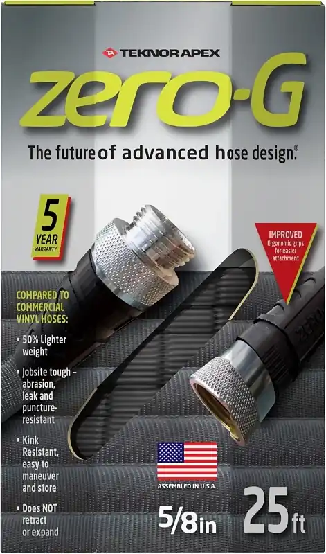 Zero-g Garden Hose, Kink Free, 25 Ft.