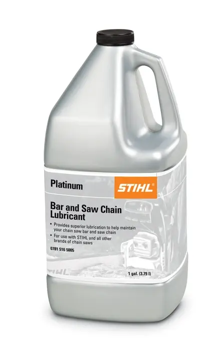 Platinum Bar And Chain Oil For Optimal Chainsaw Performance - 1 Quart