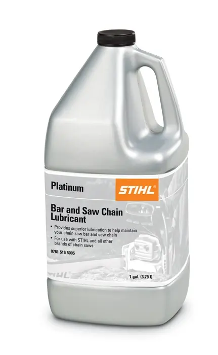 Platinum Bar And Chain Oil For Optimal Chainsaw Performance - 1 Quart