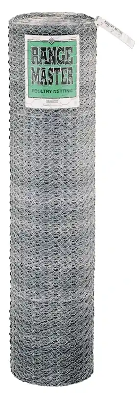 1 In. X 24 In. X 50 Ft. Poultry Netting, High Tensile Steel, Hexagonal Mesh