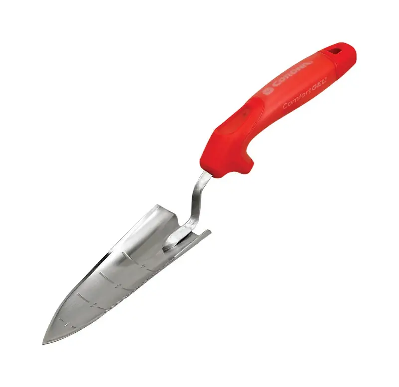 Comfortgel 13.3 In. Stainless Steel Garden Hand Transplanter With Poly Handle