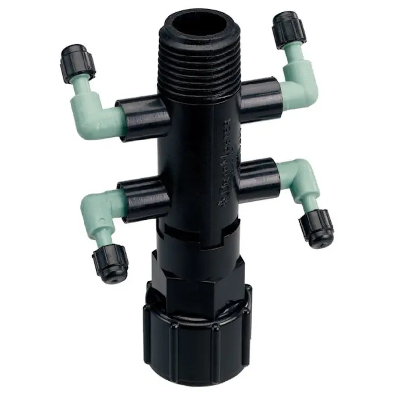 4 Ports Drip Irrigation Manifold