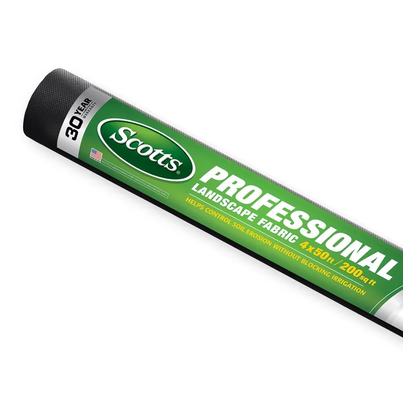 Professional 4 Ft. W X 50 Ft. L Polypropylene Landscape Fabric - 30 Year Durability