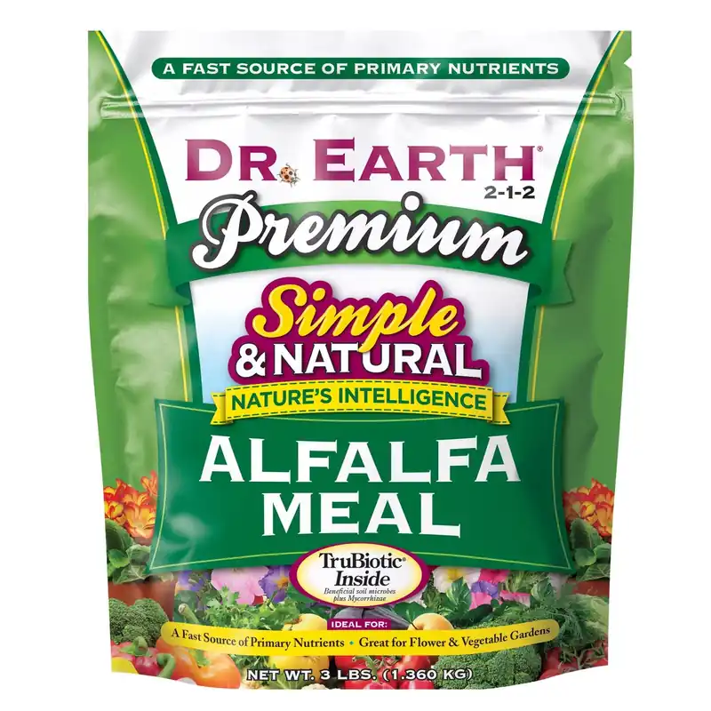 Alfalfa Meal Organic Fertilizer, 2-1-2, 3 Lb. Box