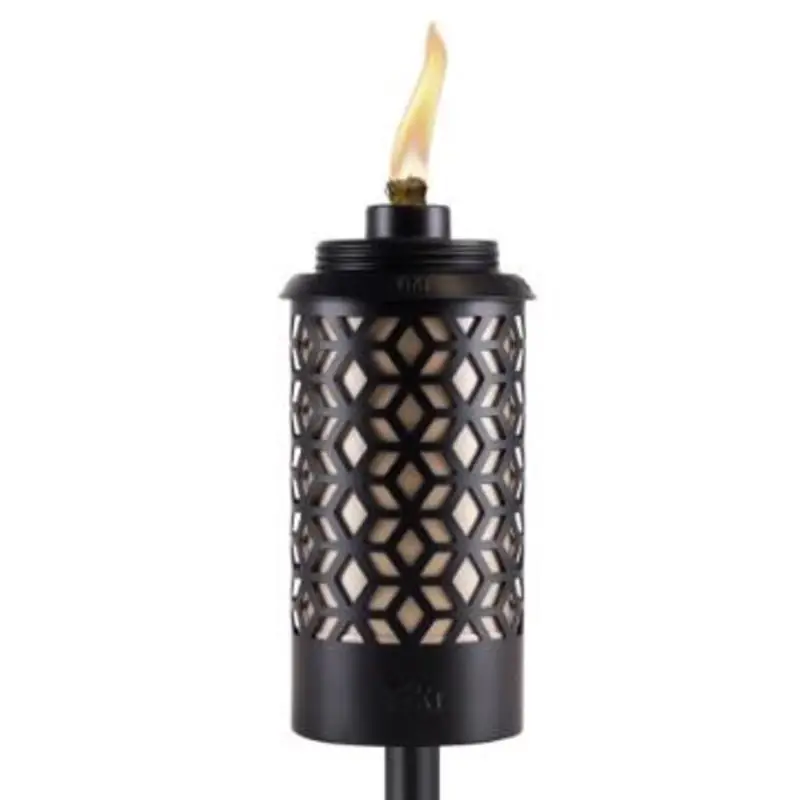 Black Steel 65 Inch Outdoor Torch