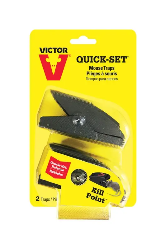 Quick-set Small Snap Trap For Mice 2 Pk