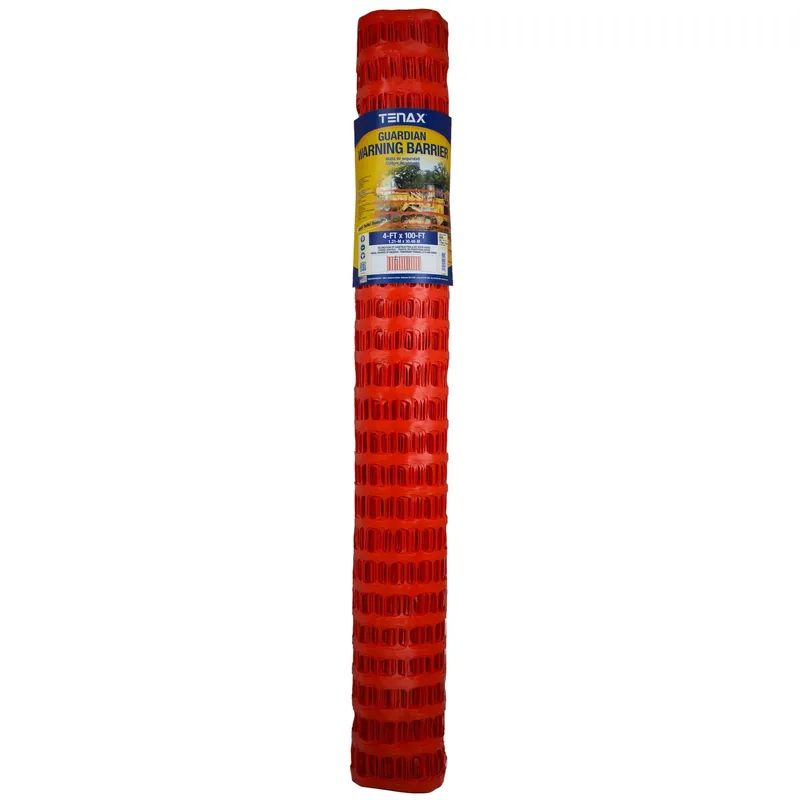 Guardian 4 Ft. H X 100 Ft. L Polyethylene Safety Fence, Orange