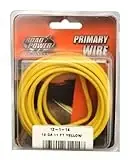 Coleman Cable 11 Ft. 12 Ga. Primary Wire Yellow